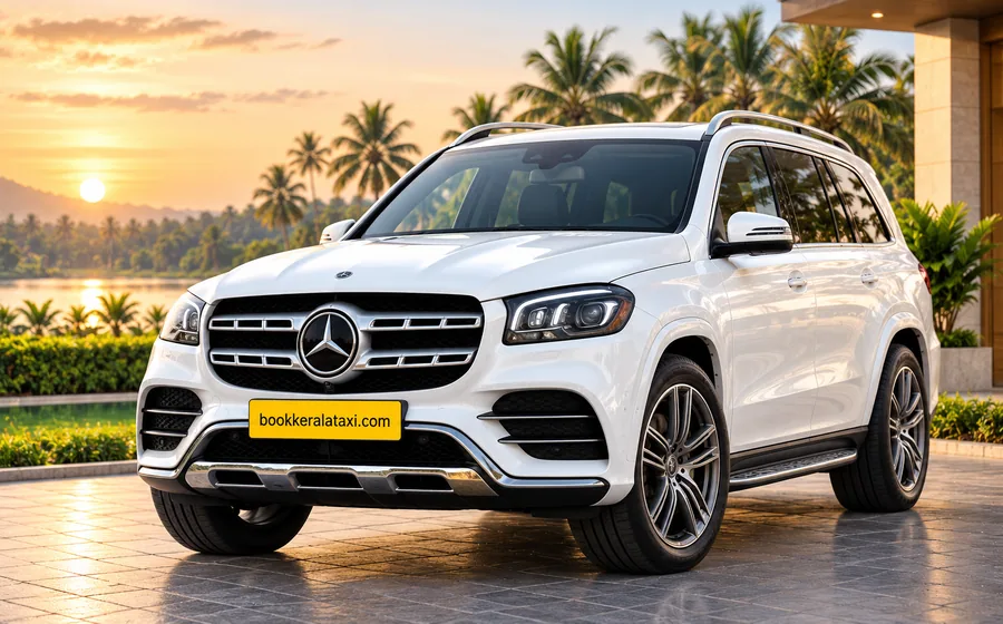 Mercedes-Benz GLS from the Book Kerala Taxi premium fleet