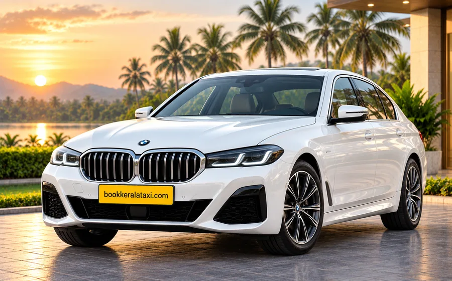 BMW 5 Series from the Book Kerala Taxi premium fleet