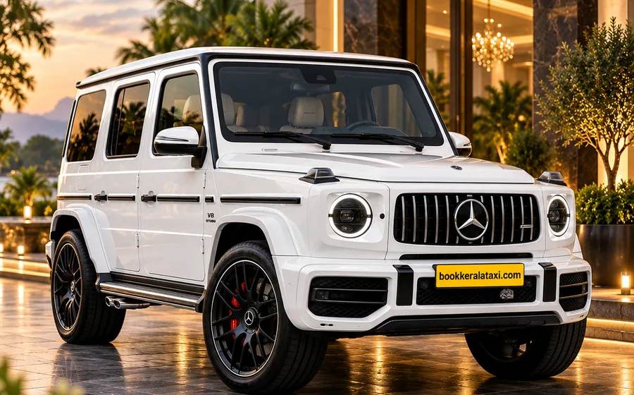 Mercedes-AMG G 63 from the Book Kerala Taxi premium fleet